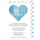 Blue Watercolor Heart Invitations Image 4 of 4